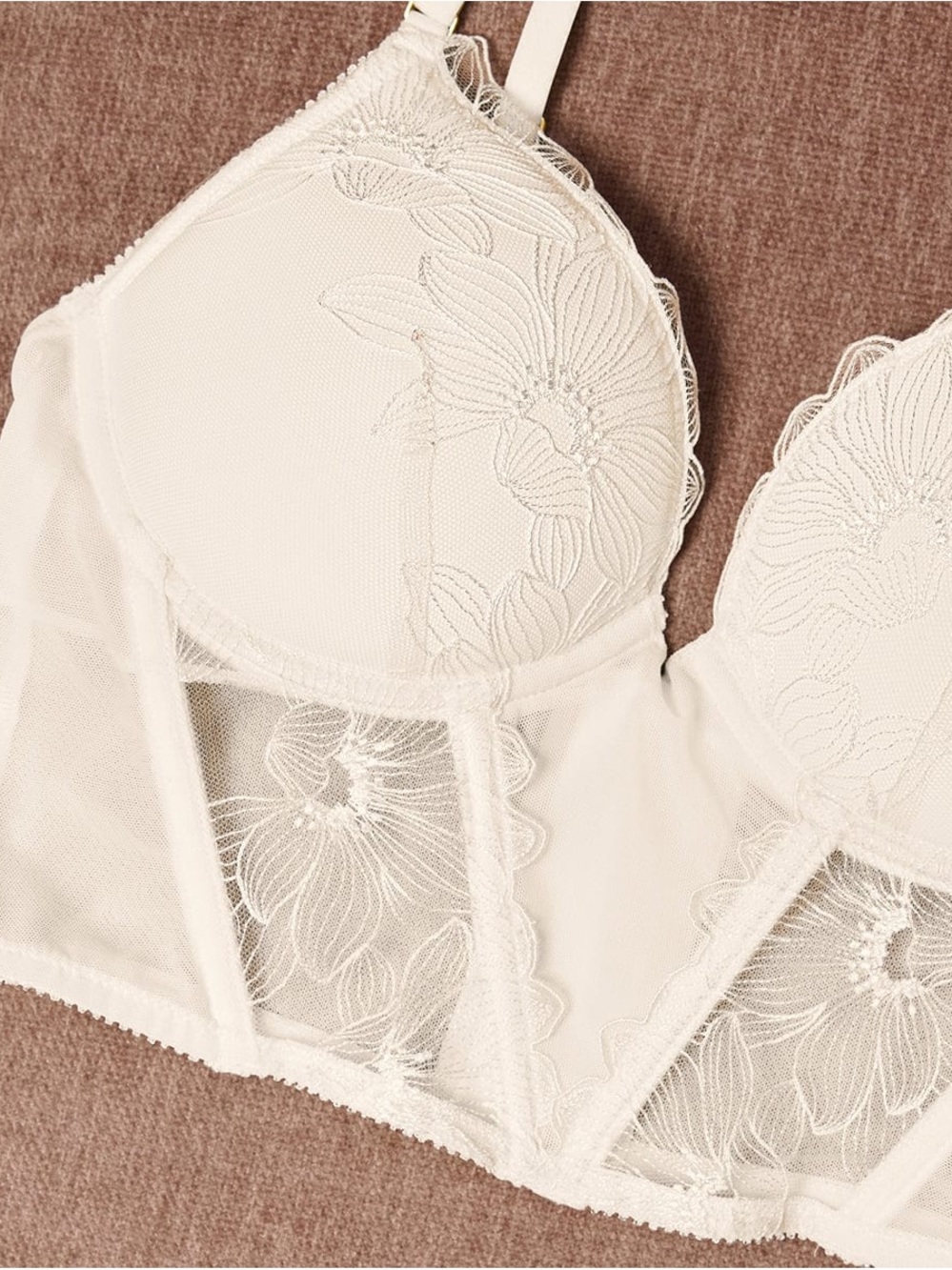 Pepper Embroidery Lingerie Set in Ecru Embroidery - Picture 7 of 9